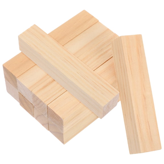 DEEPCRAFF 10Pcs Ivory Hardwood Dowels for Crafting Multipurpose Woodworking Material