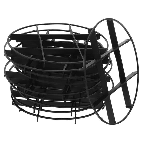 DEEPCRAFF 10Pcs Minimalist Black Planter Feet Pot Elevators for Home Use Protecting Pot Bottoms with Easy Maintenance