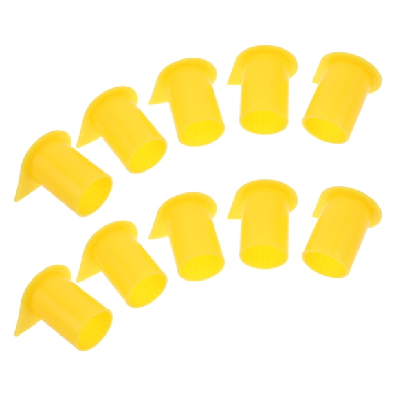 DEEPCRAFF 10Pcs Plastic Wheel Nut Indicator in Yellow for Loose Lug Nut Visual Warning on Vehicles