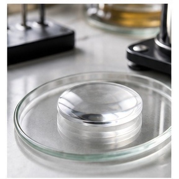 DEEPCRAFF 10Pcs Portable Acrylic Convex Lens Set Transparent Optical Lens for Telescope Use