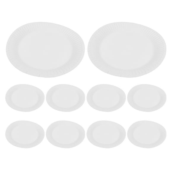 DEEPCRAFF 10Pcs Recyclable Painting Trays Diy Art Supplies Kindergarten Children 8 Inches