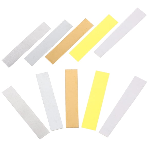 DEEPCRAFF 10Pcs Small Plating Strips for Conductivity Experiment Portable Metal Strips