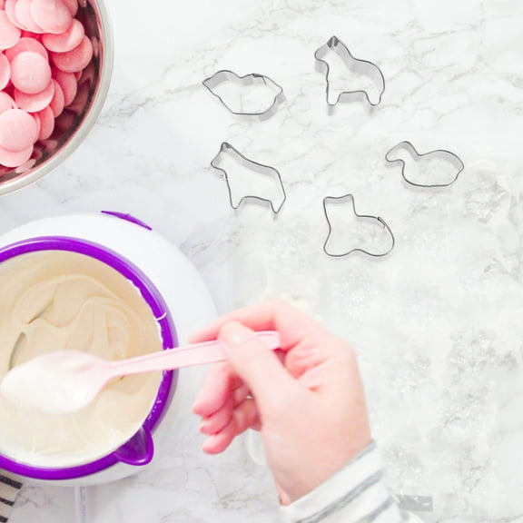 DEEPCRAFF 10Pcs Stainless Steel Animal Shaped Cookie Cutter Set for Baking with Safe Hemming Design