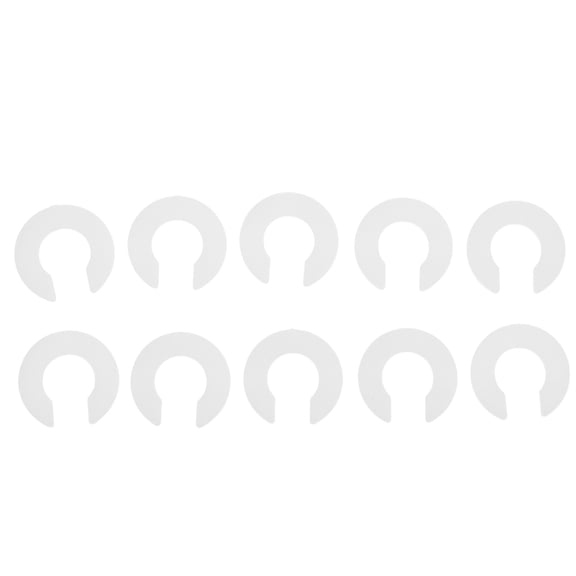 DEEPCRAFF 10Pcs Universal Refrigerator Door Gap Shims White Plastic for Door Leveling and Quiet Use