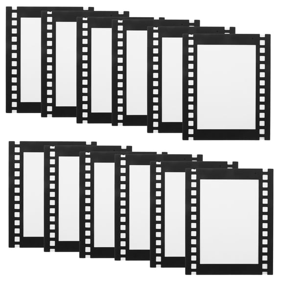 DEEPCRAFF Retro Photo Frames Black Cardboard Flexible Composition for Wall Decor