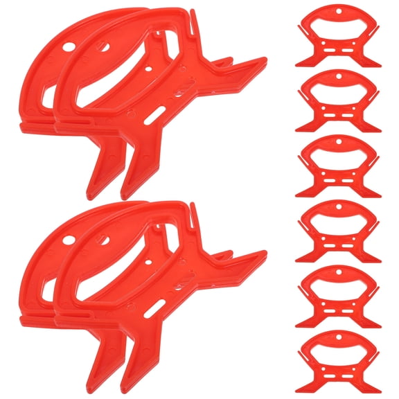 DEEPCRAFF 10Pcs Wire Cable Organizer Red Small Cord Winder for Home and Industrial Use
