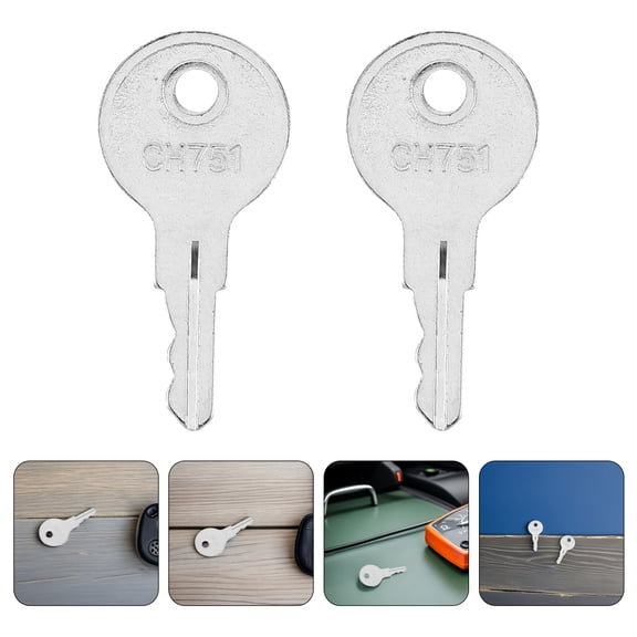 DEEPCRAFF 10pcs Ch751 Universal Rv Replacement Keys for Storage Cabinet Locks