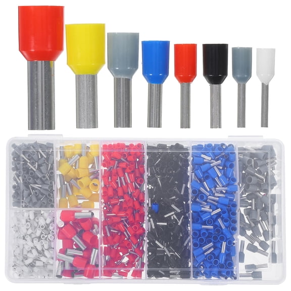 DEEPCRAFF 1200pcs Electrical Ferrule Connectors Wire Ferrules Terminals
