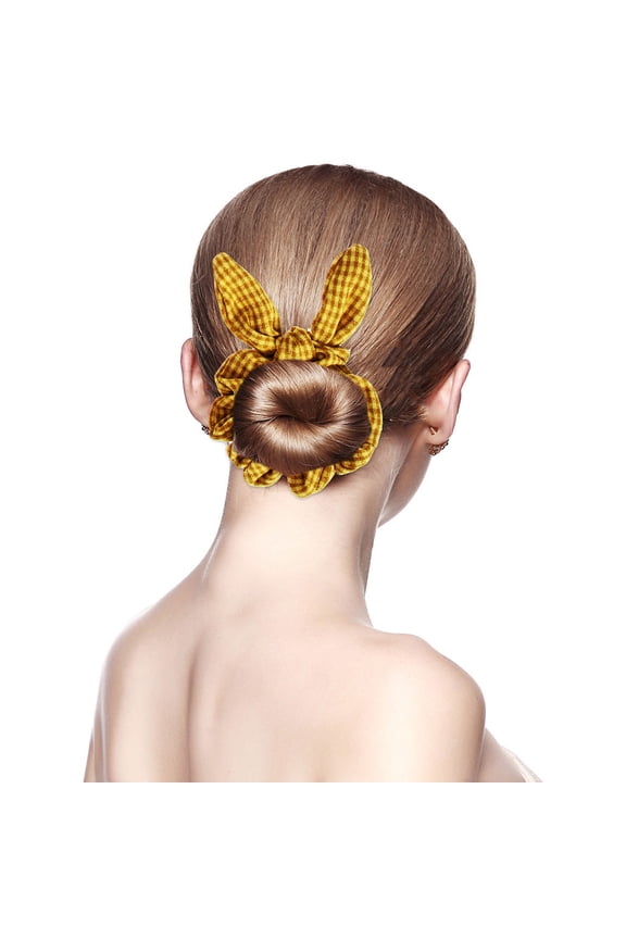 12Pcs Rabbit Ear Hair Ties Cloth Hair Scrunchies for Daily Wear and Parties