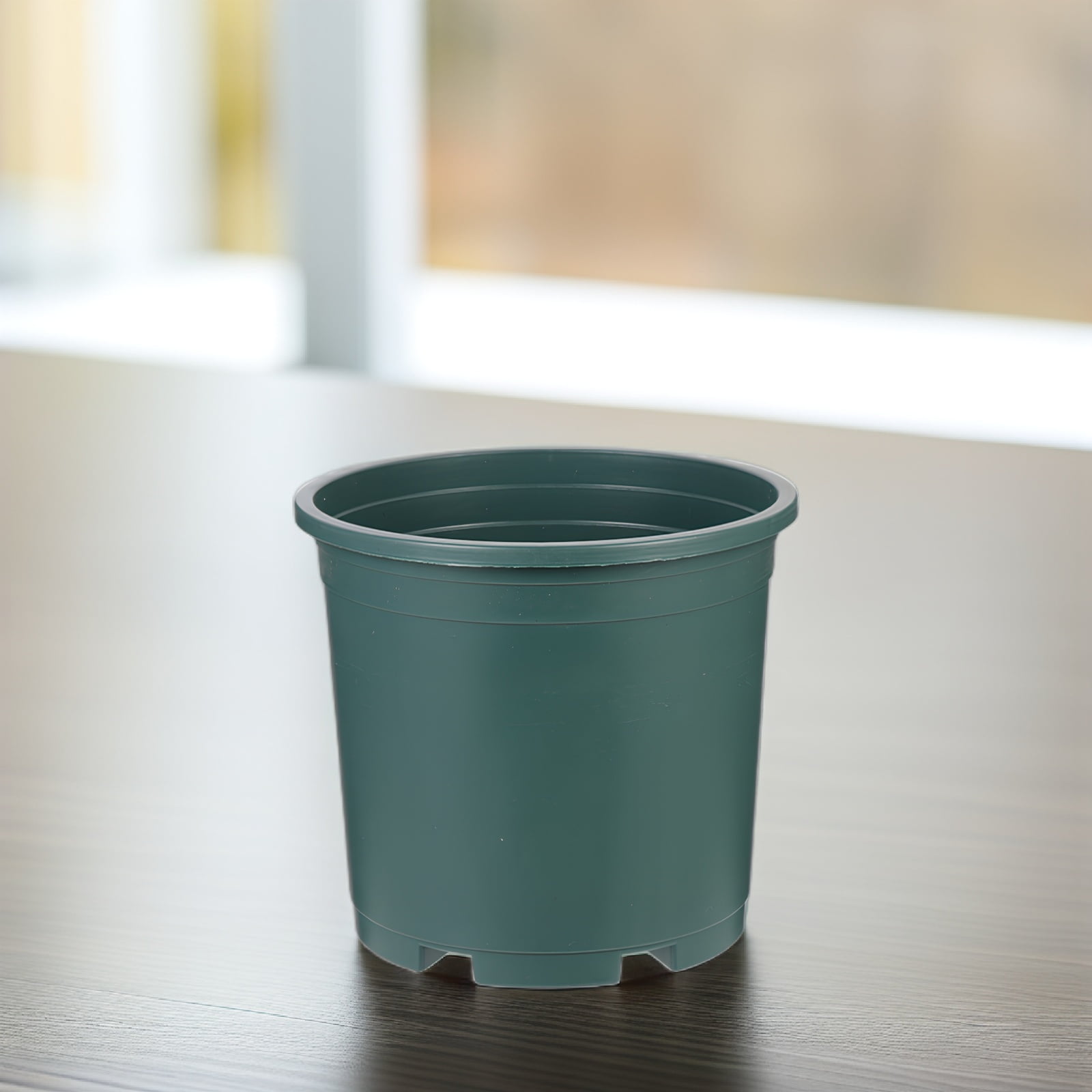 DEEPCRAFF 12- Plastic Flower Pots for Indoor Balcony Garden Planting and Home Plant Culture
