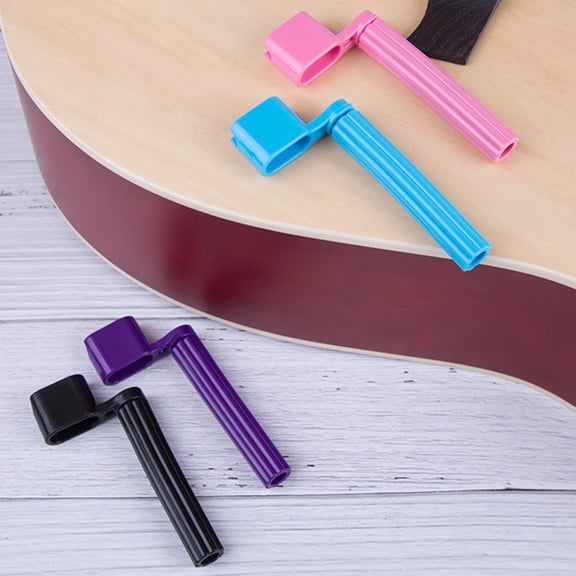 DEEPCRAFF 12Pcs Multi Functional Guitar String Winder Tool Plastic Peg Winder for Guitar Bass Ukulele