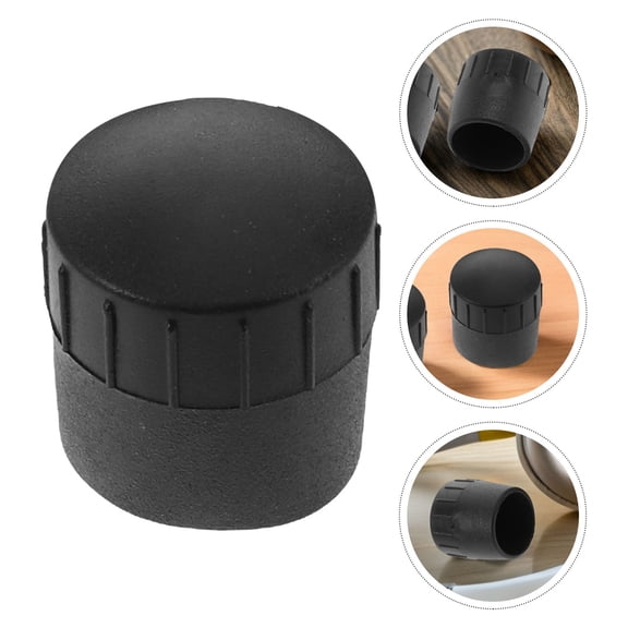 DEEPCRAFF 12Pcs Mic Stand Foot Protectors Black Rubber Sleeve Caps for 25Mm Tubes Easy Slip-on Durable Stand Leg Covers
