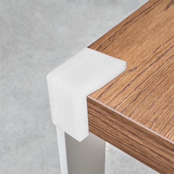 DEEPCRAFF 12Pcs White Corner Protectors Packaging Edge Guards for Shipping Boxes Reusable Lightweight