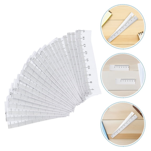 DEEPCRAFF 150Pcs Flexible Paper Measuring Tape Double Sided with Clear Markings for Clothing Body and Classroom Use