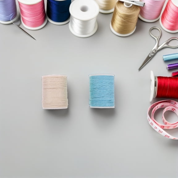 DEEPCRAFF 15Pcs Premium Waxed Thread for Bracelet Making Flexible Beading String for Jewelry and Craft Projects