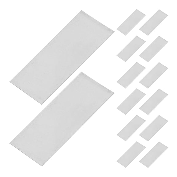 DEEPCRAFF 15Pcs Silver Zinc Plates Replacement Anode Sheet for Electroplating and Pool Zinc Anode