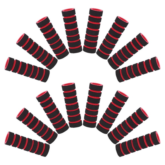DEEPCRAFF 16Pcs Portable Red Sponge Covers for Fitness Equipment Handles Multipurpose Gym Accessories