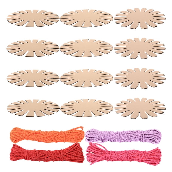 DEEPCRAFF 16-Piece Assorted Color Weaving Basket Craft Kit for Kids and Adults Educational and Creative Activity