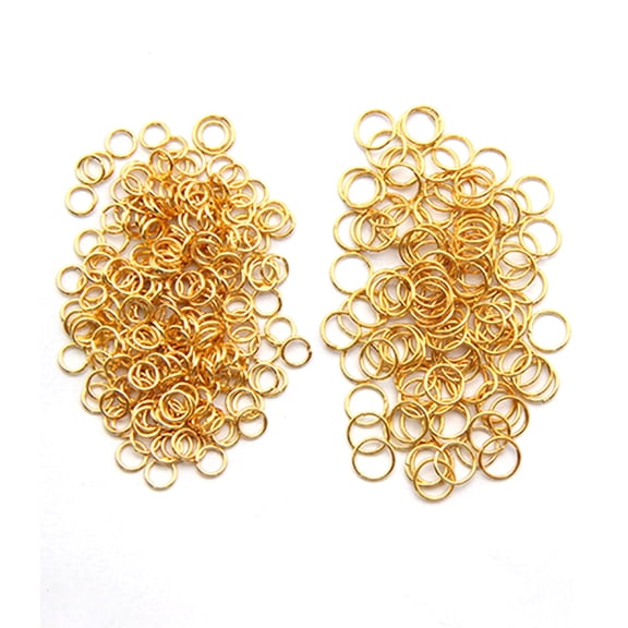 DEEPCRAFF 180PCS Making Rings Metal for Craft Ideas DIY Enthusiasts Silver