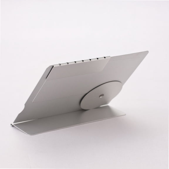 DEEPCRAFF 1Pc Plated Silver Aluminium Metal Calendar Desktop Decoration Practical Yearly Agenda Organizer