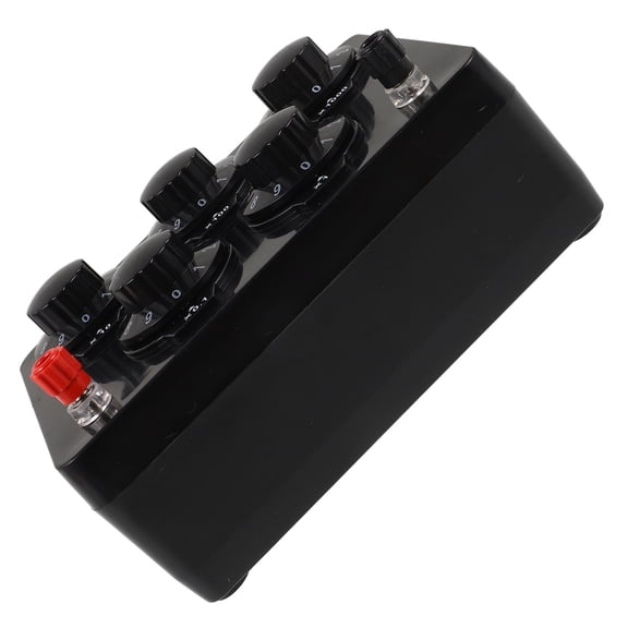DEEPCRAFF Precision Resistance Box for Physics Lab Experiments, High Accuracy Electrical Testing Equipment