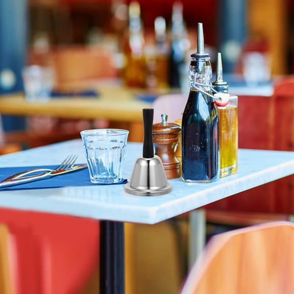 DEEPCRAFF 1Pack Wood Hand Bell for Service Call in Schools 12.50X7.50X7.50in