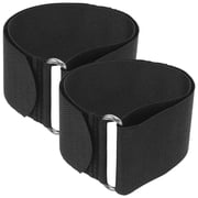 DEEPCRAFF Nylon Polyester Rowing Machine Foot Straps - Black, Versatile and Secure