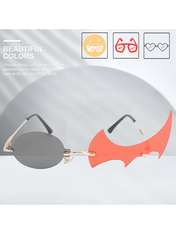 Fire Sunglasses Flame Accessories Metal 1 Pair Anti-glare Women Summer Daily Wear