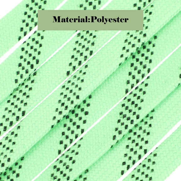 DEEPCRAFF 1 Pair Light Green Waxed Hockey Skate Laces Professional Sports for Ice Skating