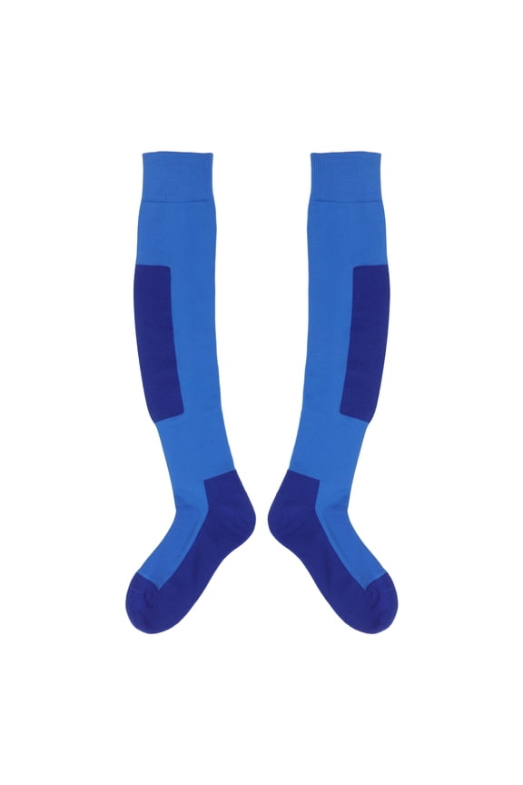 1Pair Over Knee Cotton Socks Athletic Fencing Socks with Thermal Cushioning for Outdoor Sport