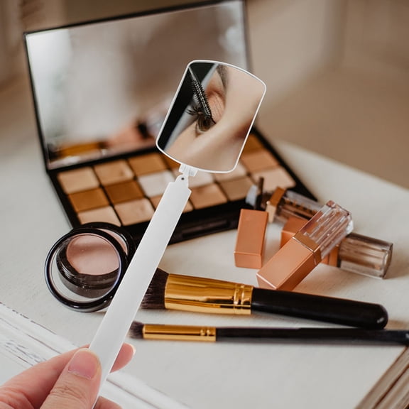 DEEPCRAFF 1Pair Plastic Glass Lash Tech Mirror for Makeup Use with Multifunctional Lash Inspection