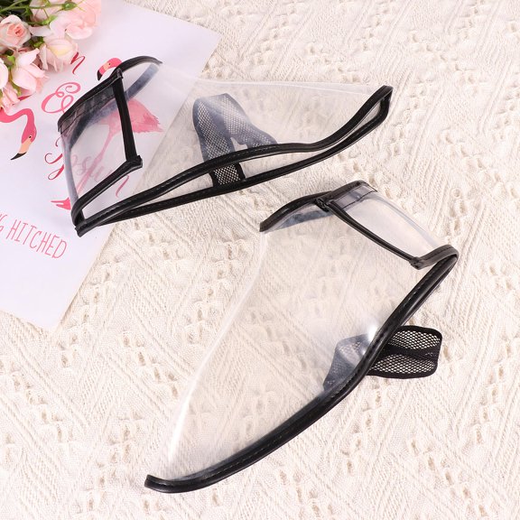 DEEPCRAFF 1Pair Transparent Barber Shoes Cover Durable Protection for Hairdressing and Salon Use