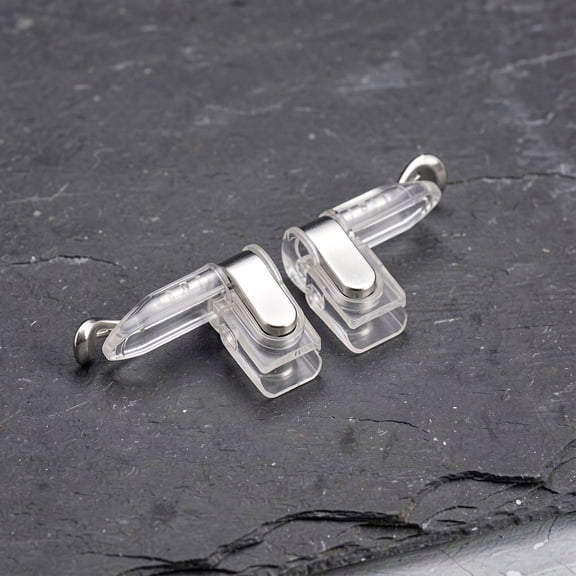 DEEPCRAFF 1Pair Transparent Metal Game Triggers for Mobile Fps Controller with Enhanced Touch Sensitivity