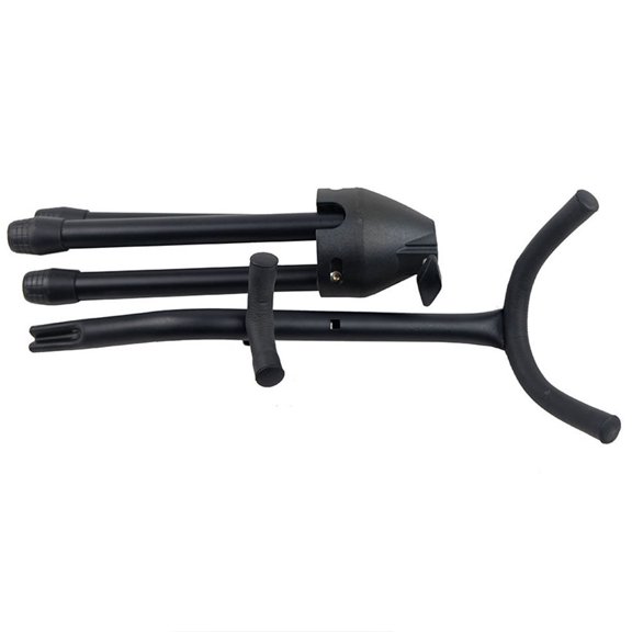 DEEPCRAFF 1Pc Lightweight Steel Saxophone Stand Black with Ergonomic Design for Sax