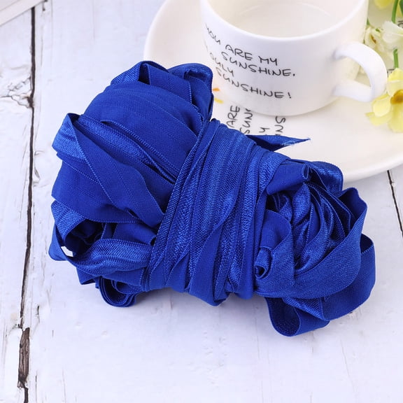 DEEPCRAFF 1Pc Blue Stretch Bands Durable and Breathable Elastic Ribbon Band for Clothing and Packaging