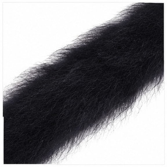 DEEPCRAFF 1Pc Cat Tail Costume Black Wool Bendable for Events