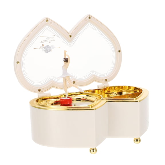 DEEPCRAFF Rotating Ballerina Music Box in Multiple Colors, Plastic Decorative Figurine, 1 Piece for Home Decor