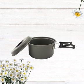 DEEPCRAFF Black Multi-Function Cooking Pot for Home Use with Open Fire Heating - and Versatile 1Pc