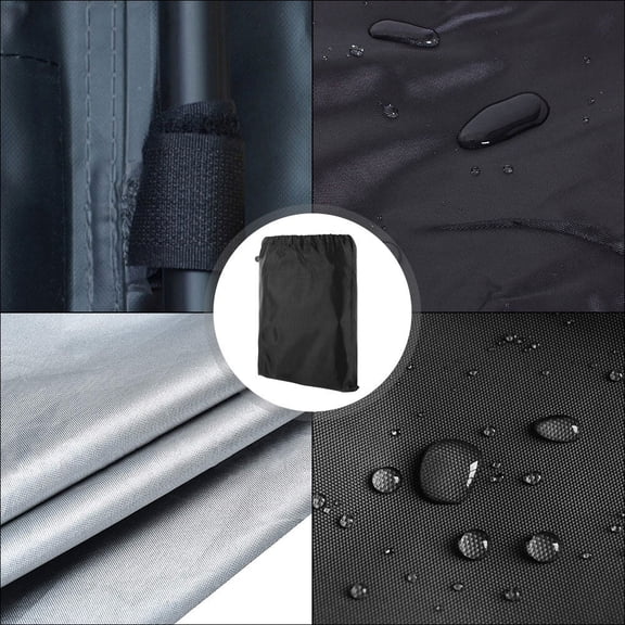 DEEPCRAFF Weather-Resistant Black Generator Cover Durable Oxford Cloth for Protection