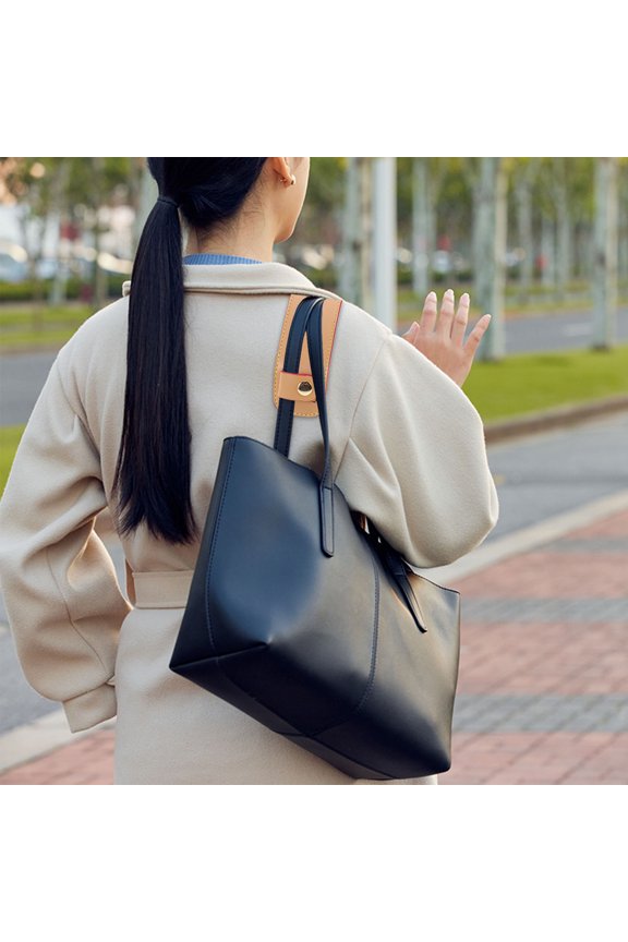 1Pcs Anti Chafing Pressure Relief Shoulder Pads for Bags Khaki Pu Leather Rectangular Shape