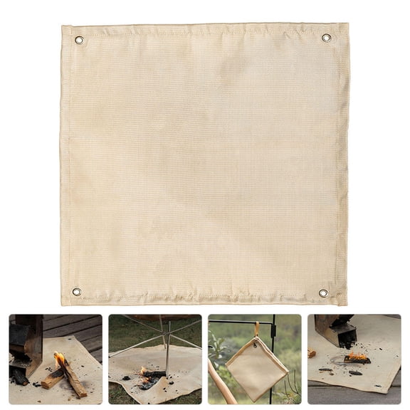 DEEPCRAFF 1Pcs Fireproof Floor Protector For Camping Gear Heat Insulation