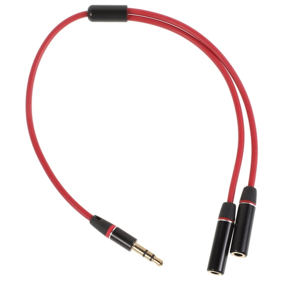 DEEPCRAFF 1Pcs Headset Splitter Cable XLR Mini Splitter for Audio Splitting and Sound Transmission 11.6x0.6x0.3In