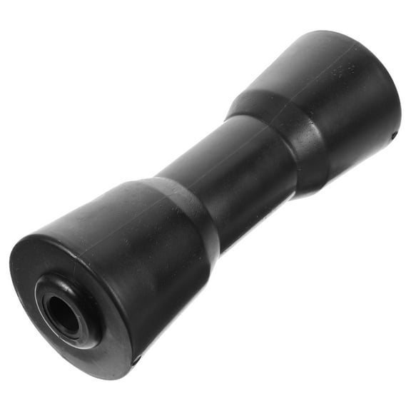 DEEPCRAFF 1Pcs Round Black PVC Boat Trailer Roller for Easy Installation and