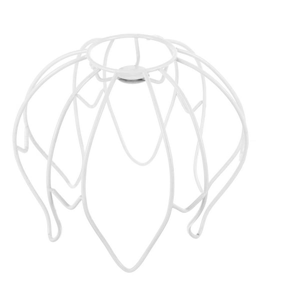 DEEPCRAFF 1Pcs the Frame for the Lamp Shade Metal Wire Victorian Style White 20.00X20.00X18.00in