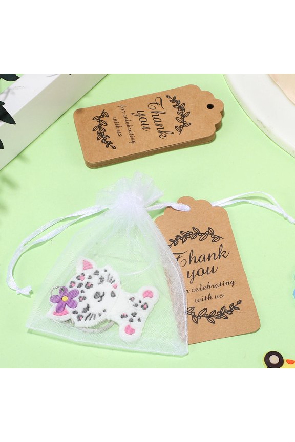 1Set Adorable Assorted Color Animal Keychains with Jungle Theme for Backpack and Phone Case