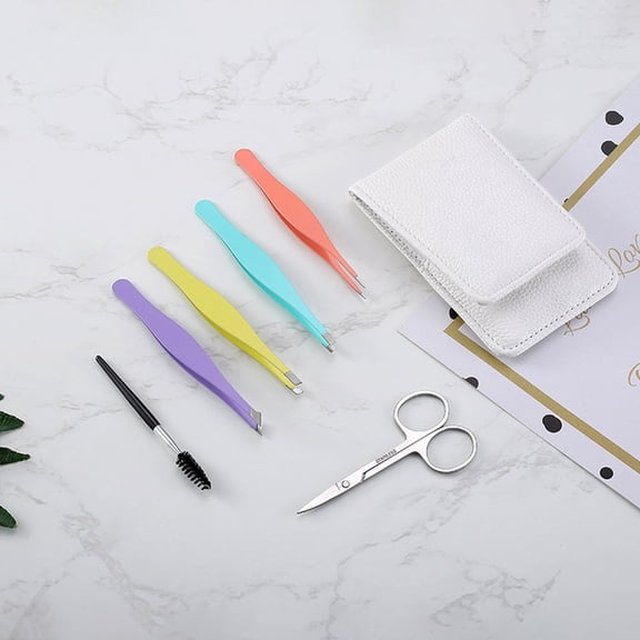 DEEPCRAFF 1Set Assorted Color Eyebrow Shaper and Trimming Tool Set with Durable Material
