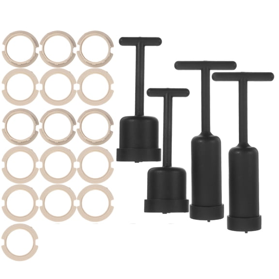 DEEPCRAFF 1Set Black Lamp Shade Ring Adapter Kit for Home Light Socket Ring Installation