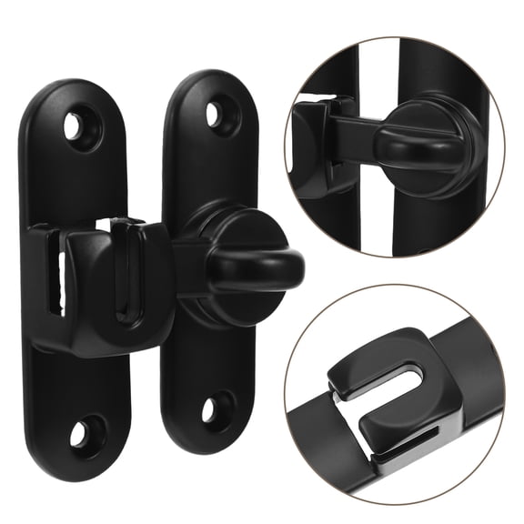 DEEPCRAFF 1Set Versatile Security Door Latch for Exterior Gates and Interior Sliding Doors