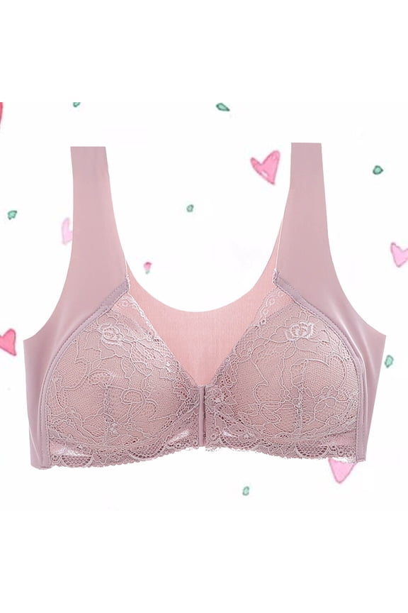 Women's Bra Set Front Clip Design Comfortable Daily Wear XXXL Size