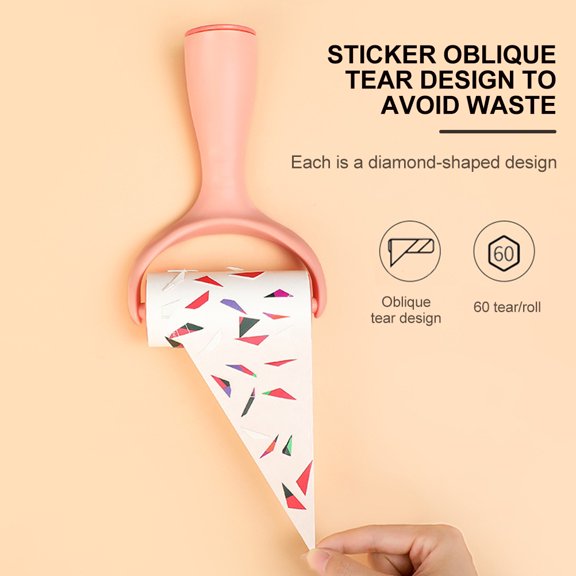 DEEPCRAFF 1Set Clothes Lint Roller with Replaceable Paper for Cleaning Hair Fuzz and Pet Hair